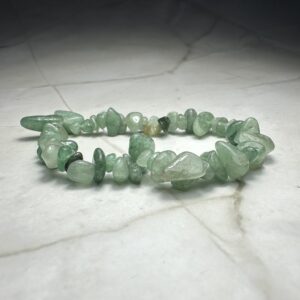Naturalna Bransoletka z Zielonego Awenturynu | Green Aventurine