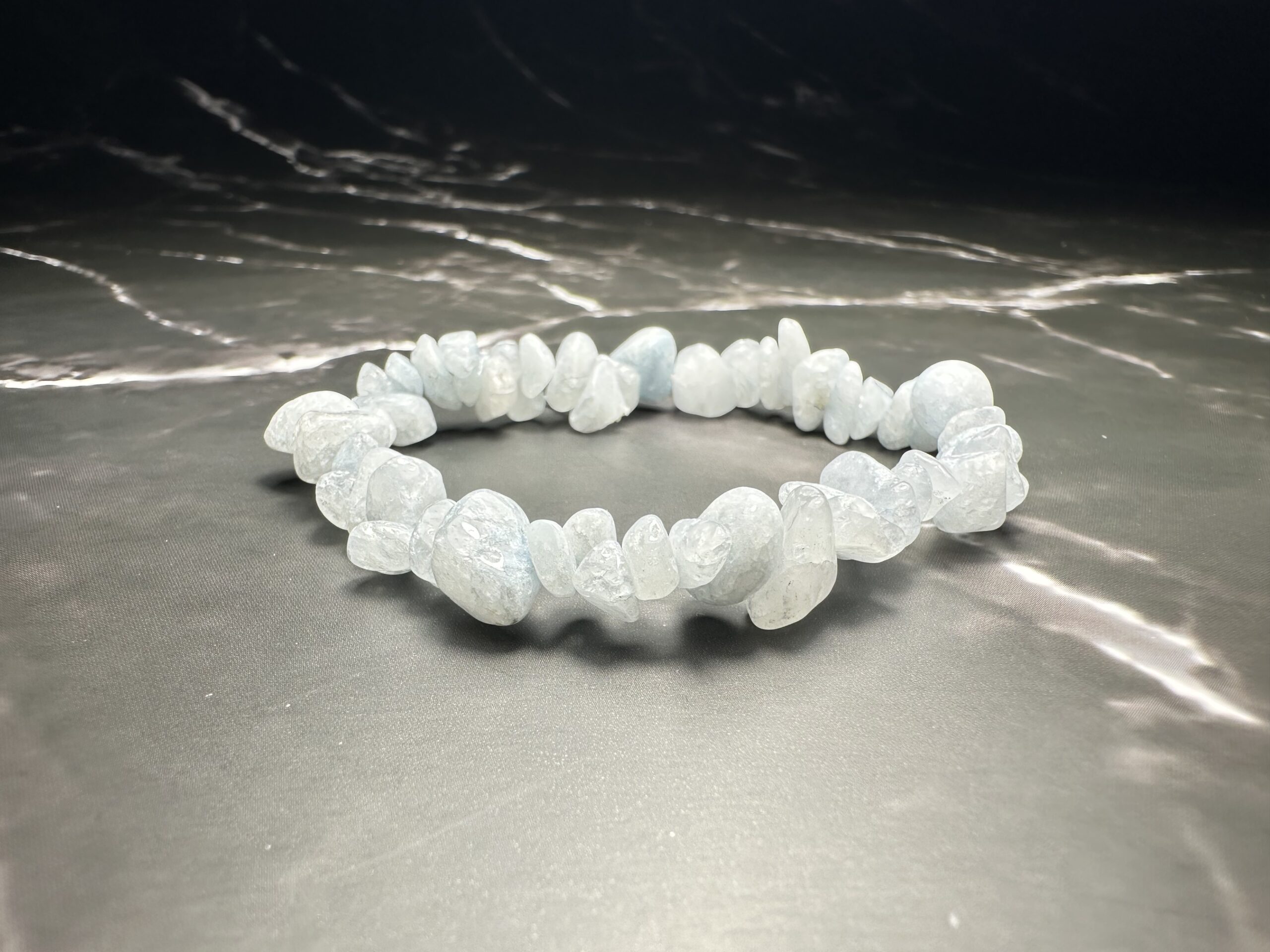 Naturalna Bransoletka z Chalcedonu | Chalcedony