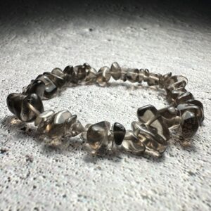 Naturalna Bransoletka z Kwarcu Dymnego | Smoky Quartz