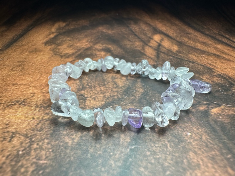 Naturalna Bransoletka z Purple Jade | Fioletowy Jade